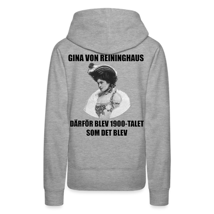 Gina von Reininghaus (premiumluvtröja dam-edition) - gråmelerad