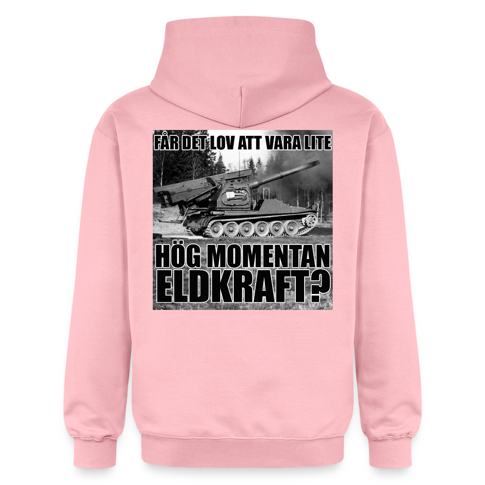 Får det lov att vara lite hög momentan eldkraft? – Bkan (luvtröja unisex-edition) - ljusrosa