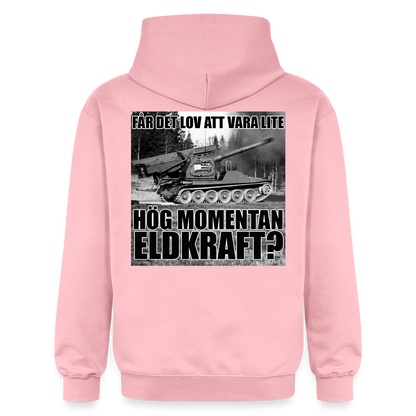 Får det lov att vara lite hög momentan eldkraft? – Bkan (luvtröja unisex-edition) - ljusrosa