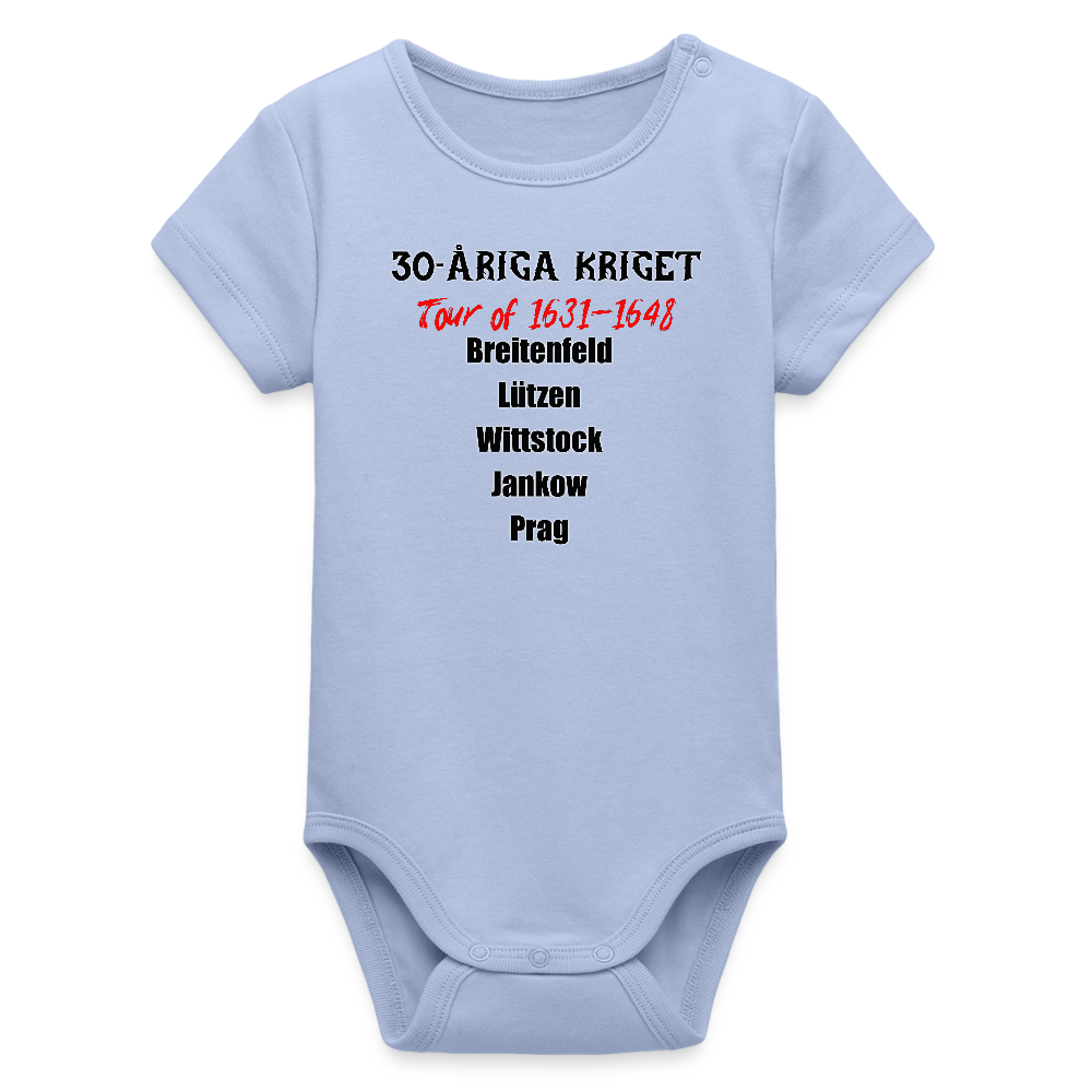 30-åriga kriget on tour (ekologisk kortärmad babybody-edition) - himmel