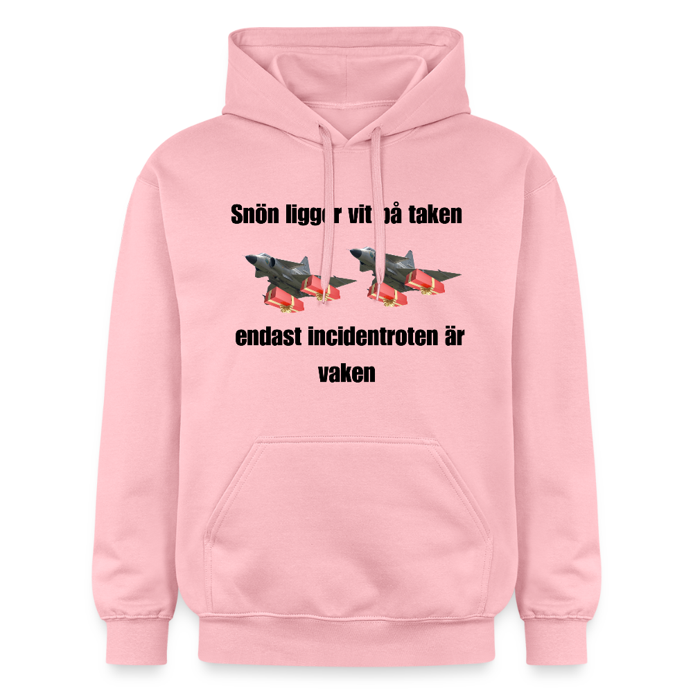 Snön ligger vit på taken (Premiumluvtröja herr-edition) - ljusrosa