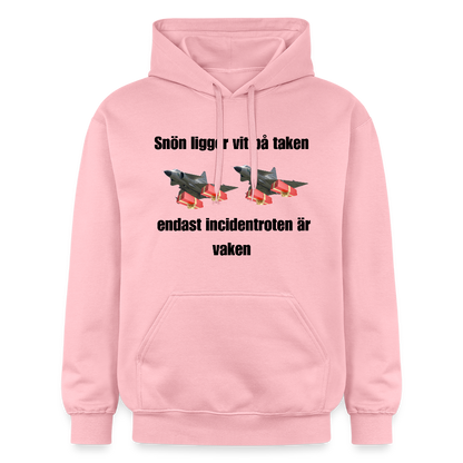 Snön ligger vit på taken (Premiumluvtröja herr-edition) - ljusrosa