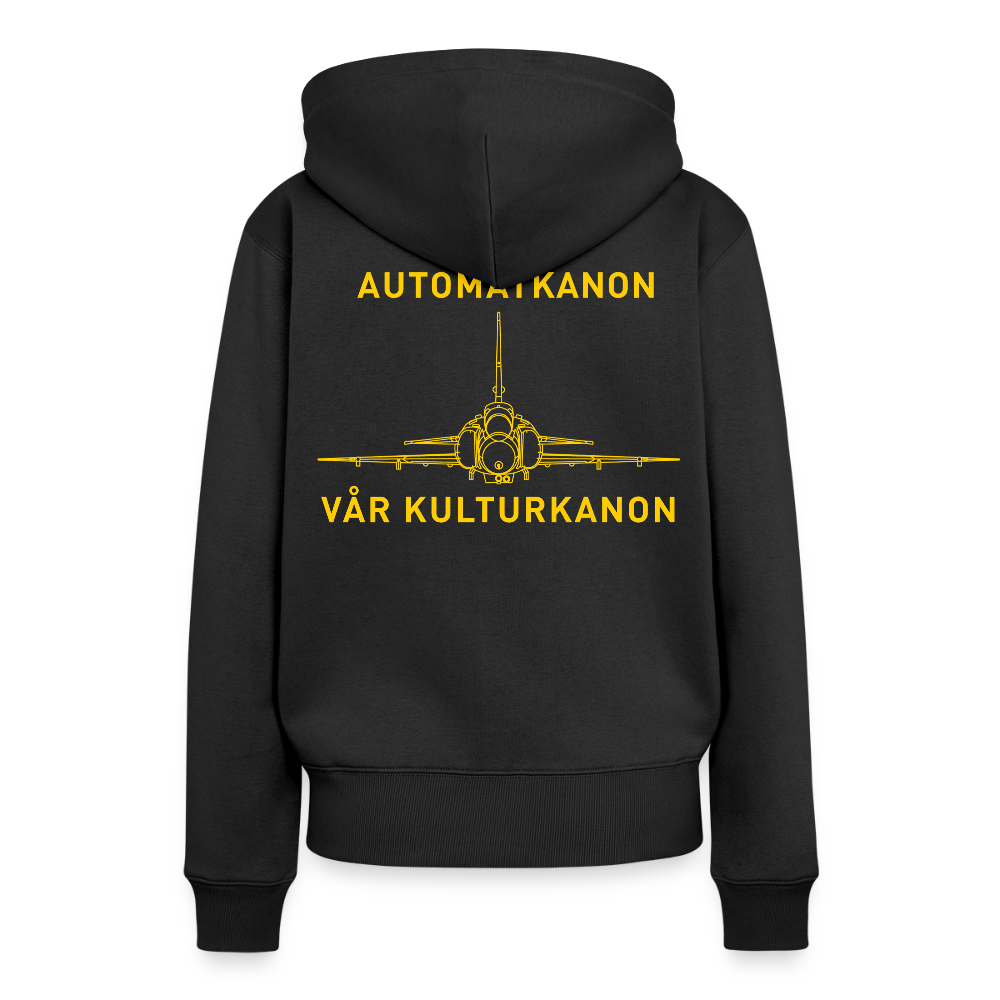 Automatkanon, vår kulturkanon (Premiumluvtröja dam-edition) - svart