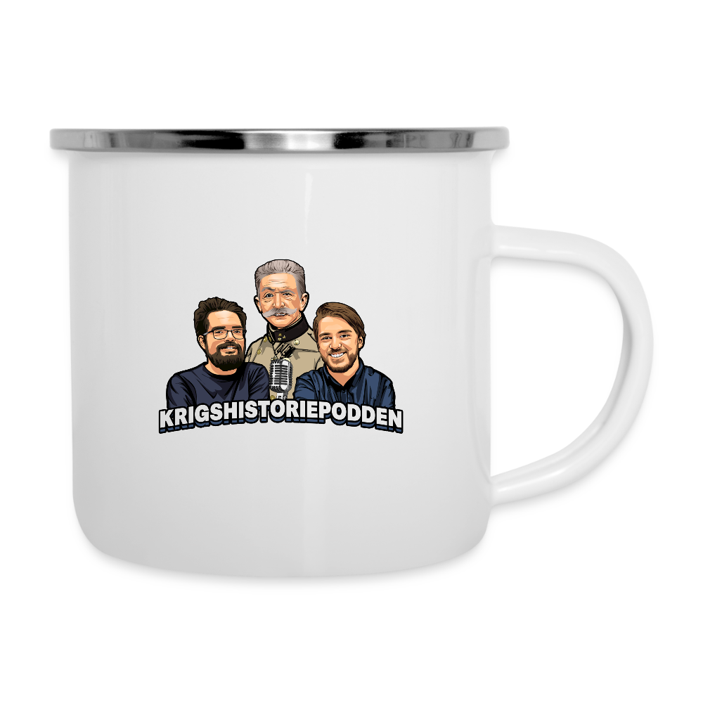 Karl X & boysen (Emaljmugg-edition) - vit