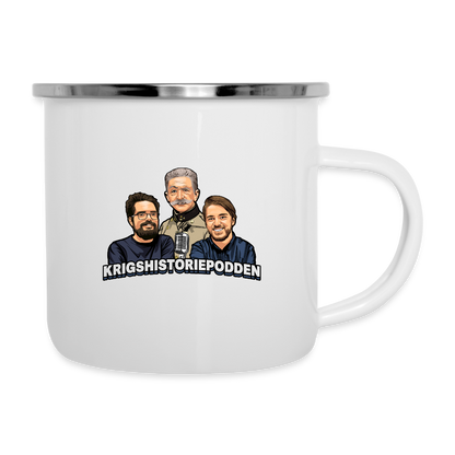 Karl X & boysen (Emaljmugg-edition) - vit