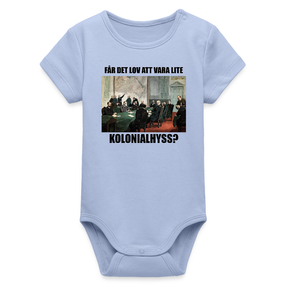 Får det lov att vara lite kolonialhyss? (ekologisk kortärmad babybody-edition) - himmel