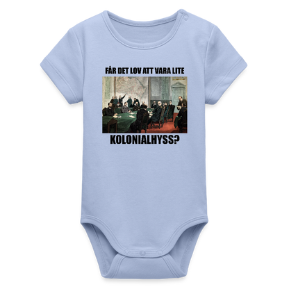 Får det lov att vara lite kolonialhyss? (ekologisk kortärmad babybody-edition) - himmel