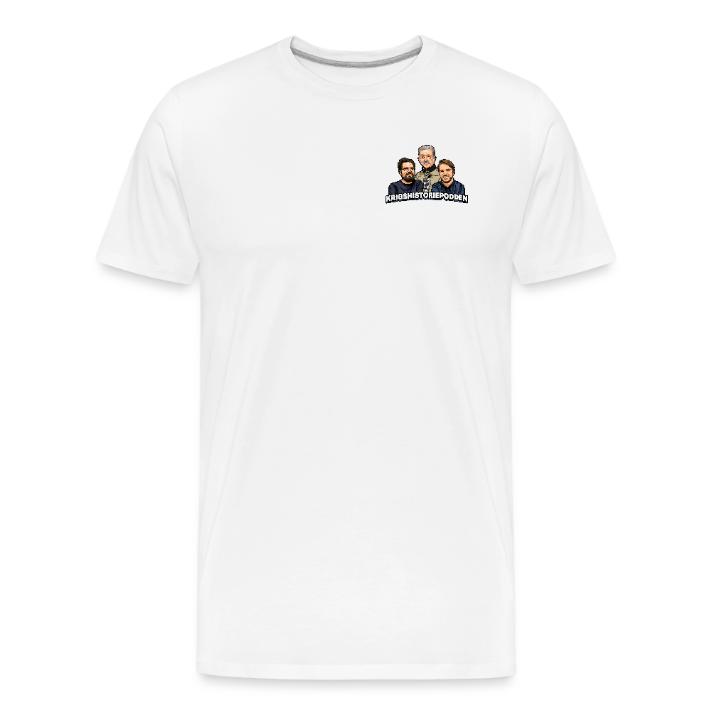 Krig: free to play, pay to win (ekologisk premium-T-shirt herr-edition) - vit