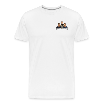 Krig: free to play, pay to win (ekologisk premium-T-shirt herr-edition) - vit