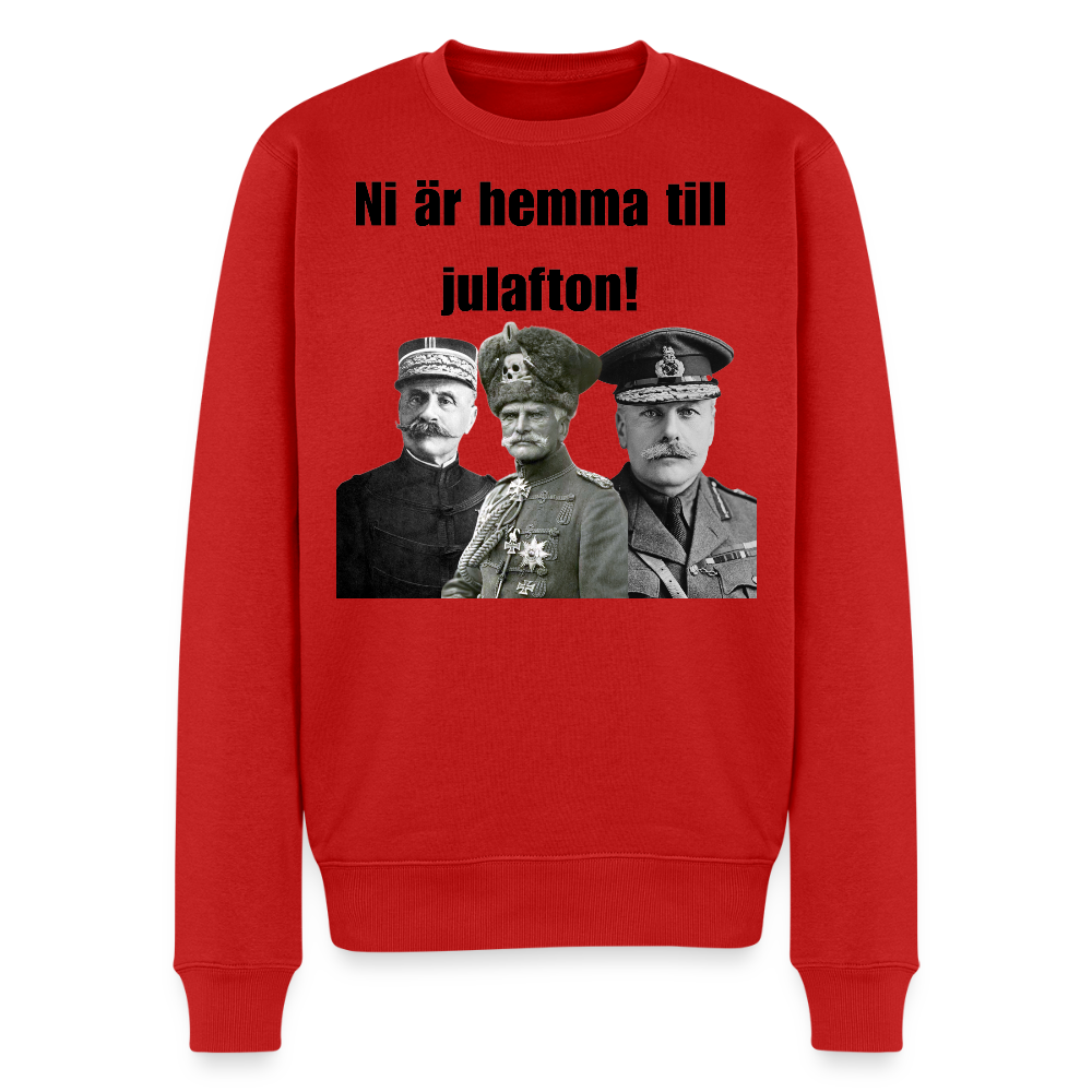 "Hemma till jul!" (premiumtröja herr-edition) - röd