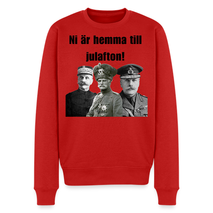 "Hemma till jul!" (premiumtröja herr-edition) - röd