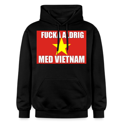 Fucka aldrig med Vietnam (luvtröja unisex-edition) - svart