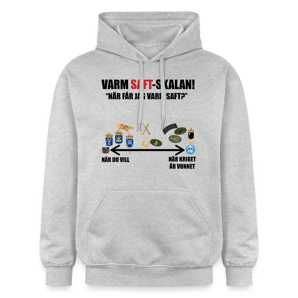 Varm saft-skalan (luvtröja unisex-edition) - ljusgråmelerad