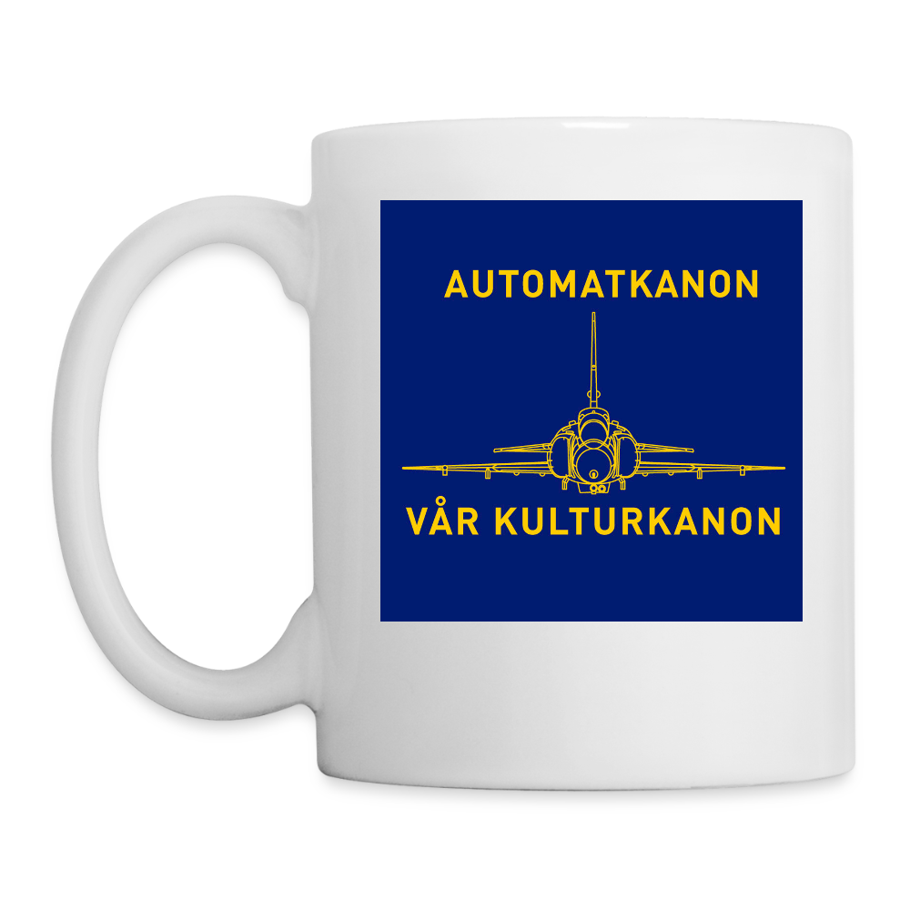 Automatkanon, vår kulturkanon (Mugg-edition) - vit