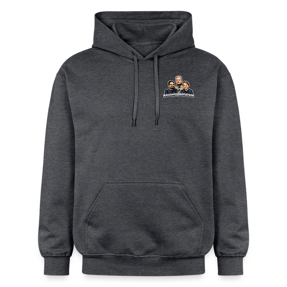 Åt helvete med Putin  (unisex hoodie-edition) - mörkgråmelerad