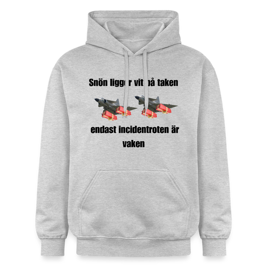 Snön ligger vit på taken (Premiumluvtröja herr-edition) - ljusgråmelerad