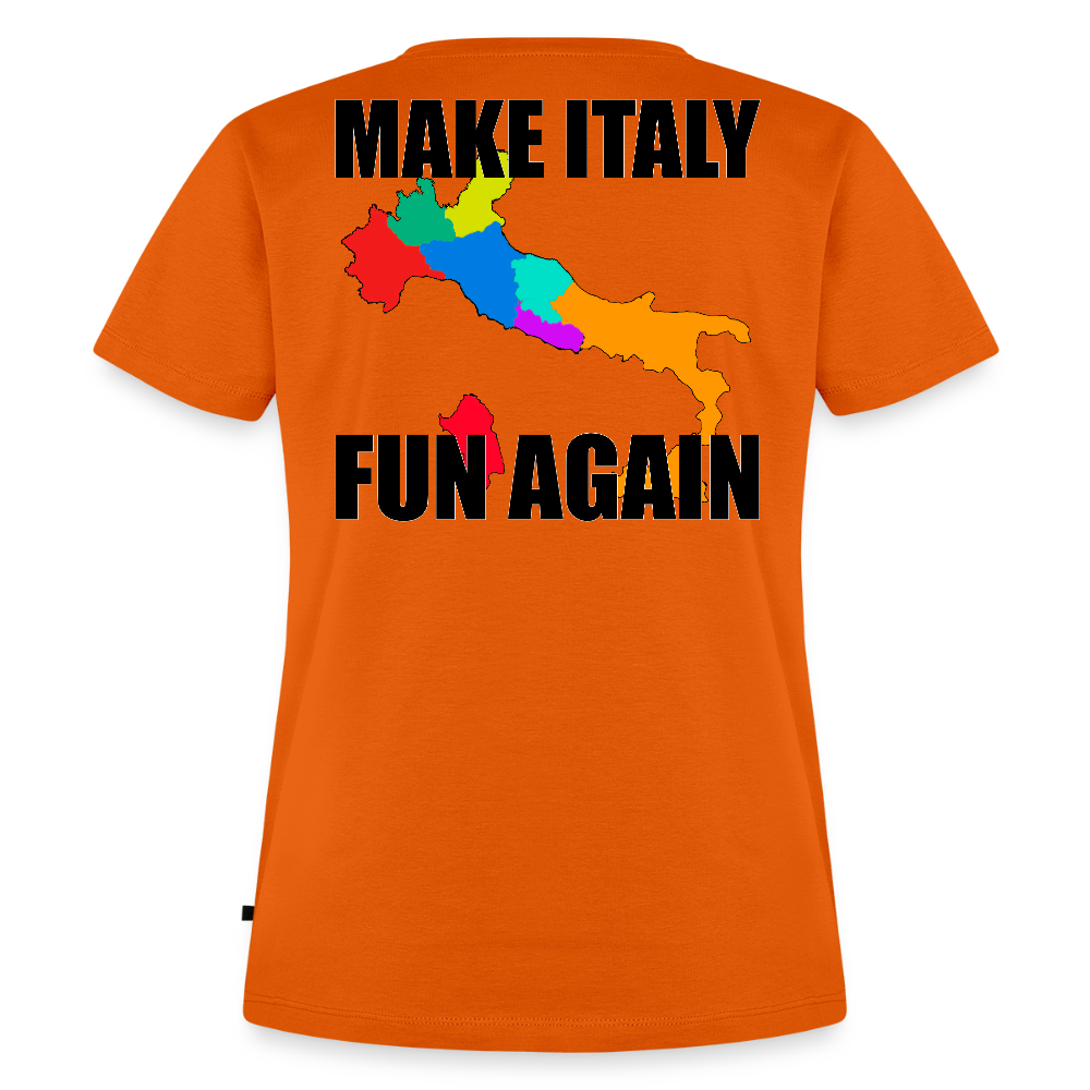 Make Italy Fun Again (Premium-T-shirt dam-edition) - orange 