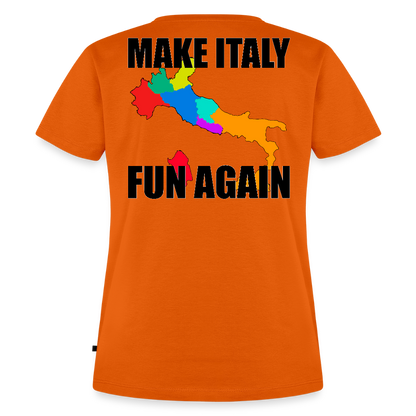 Make Italy Fun Again (Premium-T-shirt dam-edition) - orange 