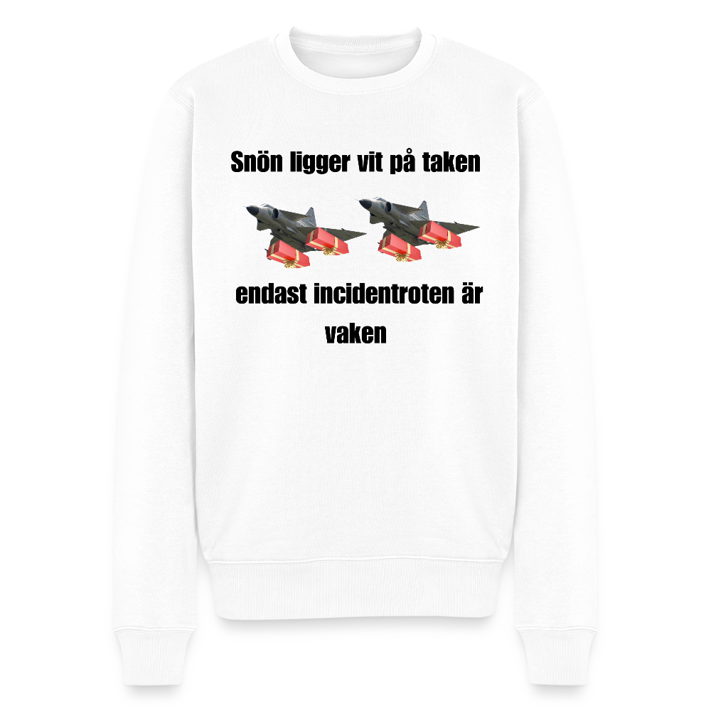 Snön ligger vit på taken (Premiumtröja herr-edition) - vit