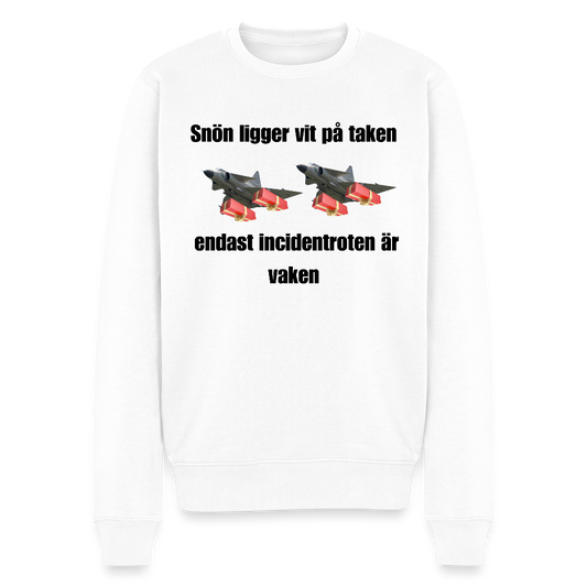 Snön ligger vit på taken (Premiumtröja herr-edition) - vit