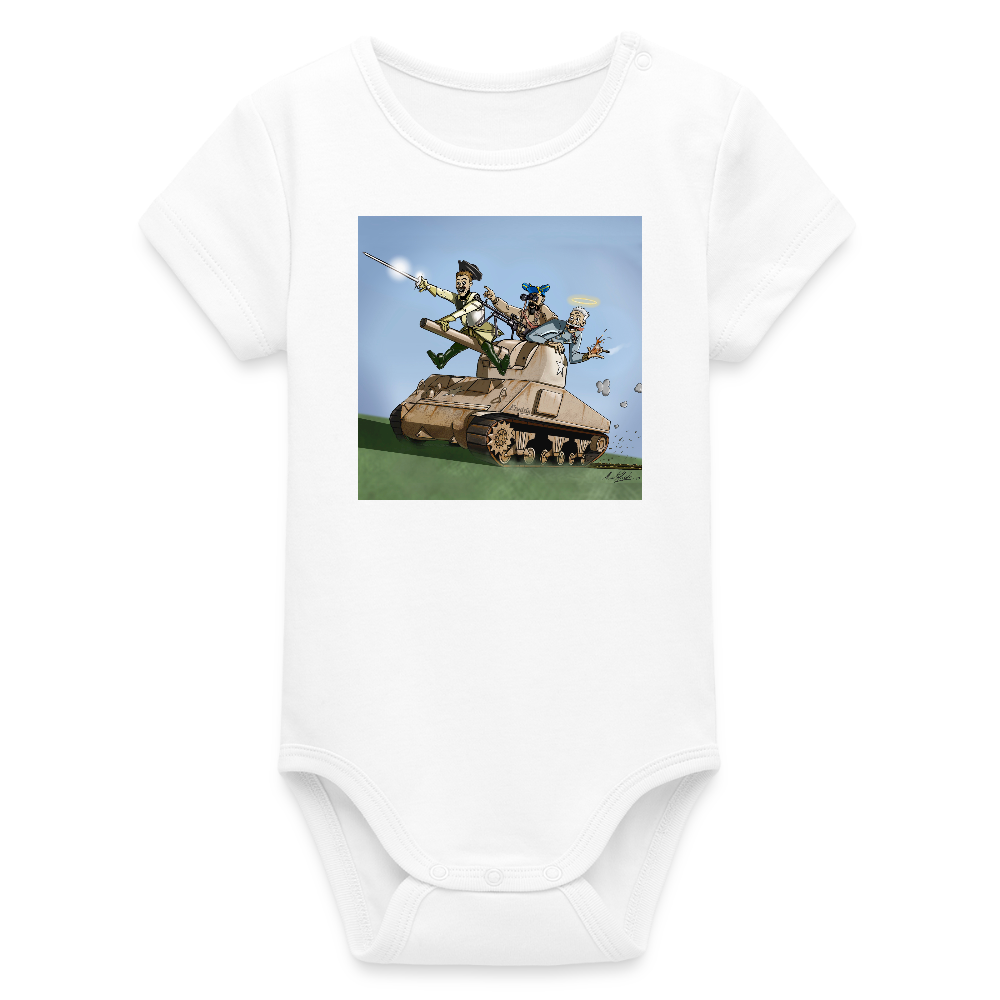 Sankt Conrads lärjungar (ekologisk kortärmad babybody-edition) - vit