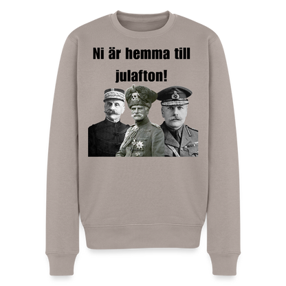 "Hemma till jul!" (premiumtröja herr-edition) - brungrå