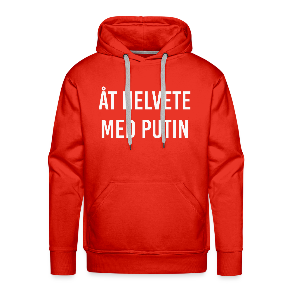 Åt helvete med Putin (Premiumluvtröja herr-edition) - röd