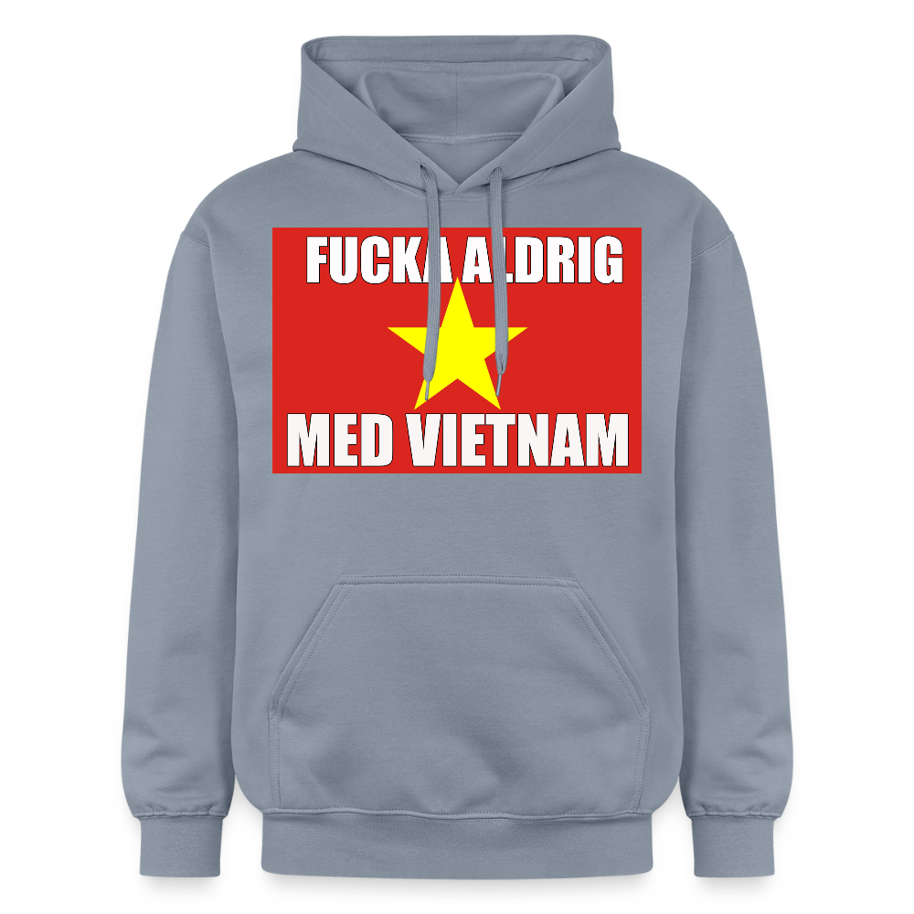 Fucka aldrig med Vietnam (luvtröja unisex-edition) - blå