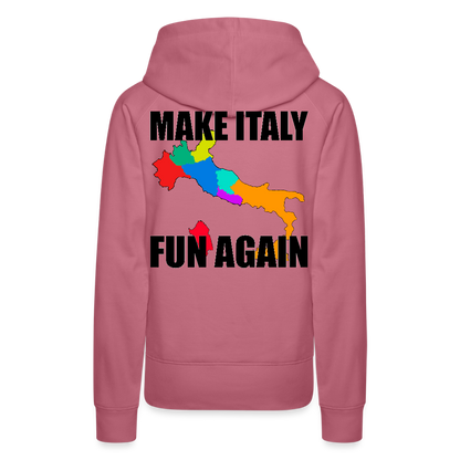 Make Italy Fun Again (Premiumluvtröja dam-edition) - malva