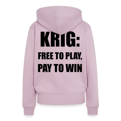 Krig: free to play, pay to win (premiumluvtröja herr-edition) - gammalrosa