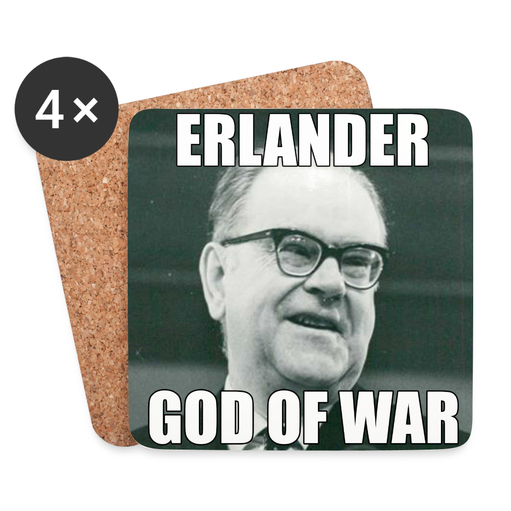 Erlander – God of War (Underlägg, 4-pack) - vit