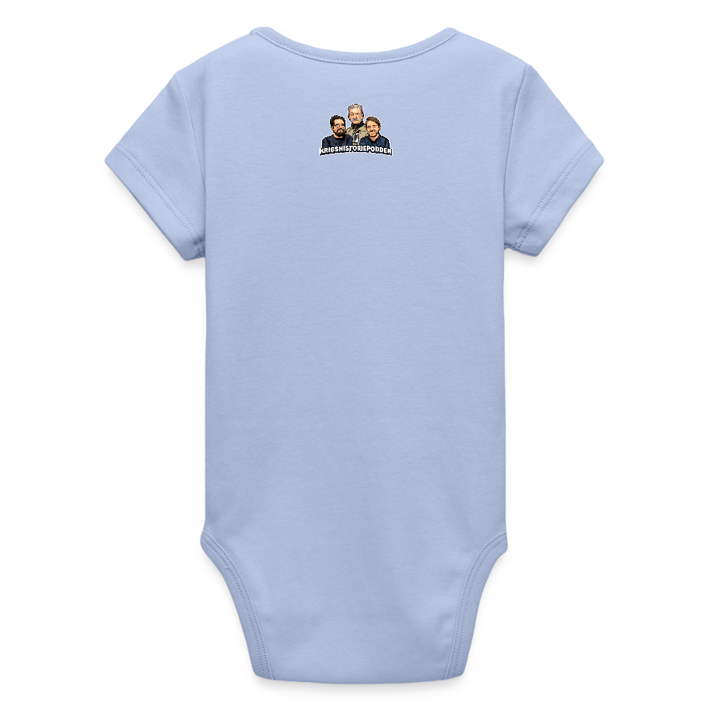 Får det lov att vara lite hög momentan eldkraft? – Halland (ekologisk kortärmad babybody-edition) - himmel