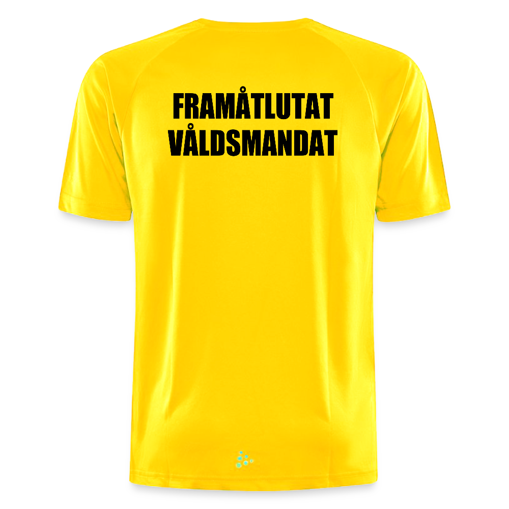 Framåtlutat Våldsmandat (tränings-T-shirt Herr) - gul