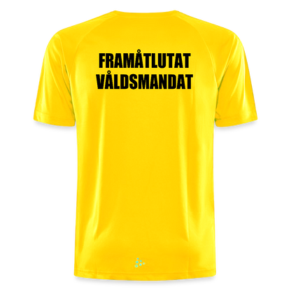 Framåtlutat Våldsmandat (tränings-T-shirt Herr) - gul