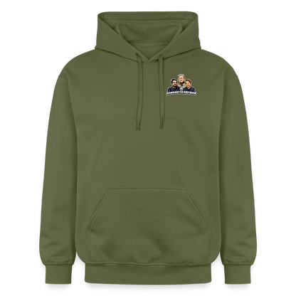 EVIG ÄRA (luvtröja unisex-edition) - Militärgrön