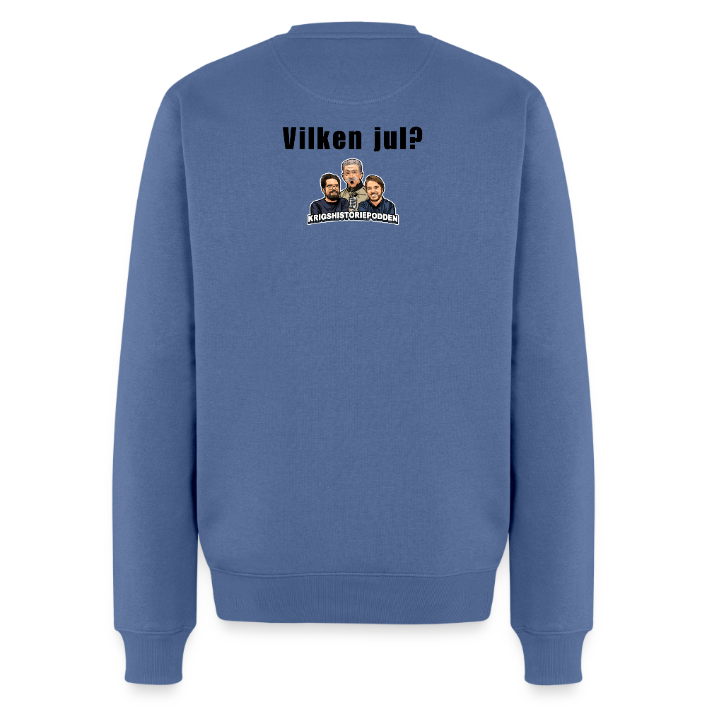 "Hemma till jul!" (premiumtröja herr-edition) - duvblå