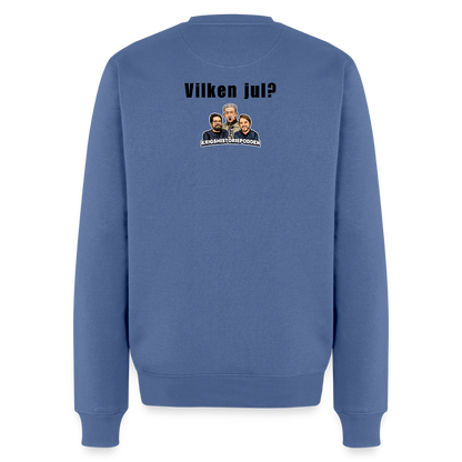 "Hemma till jul!" (premiumtröja herr-edition) - duvblå