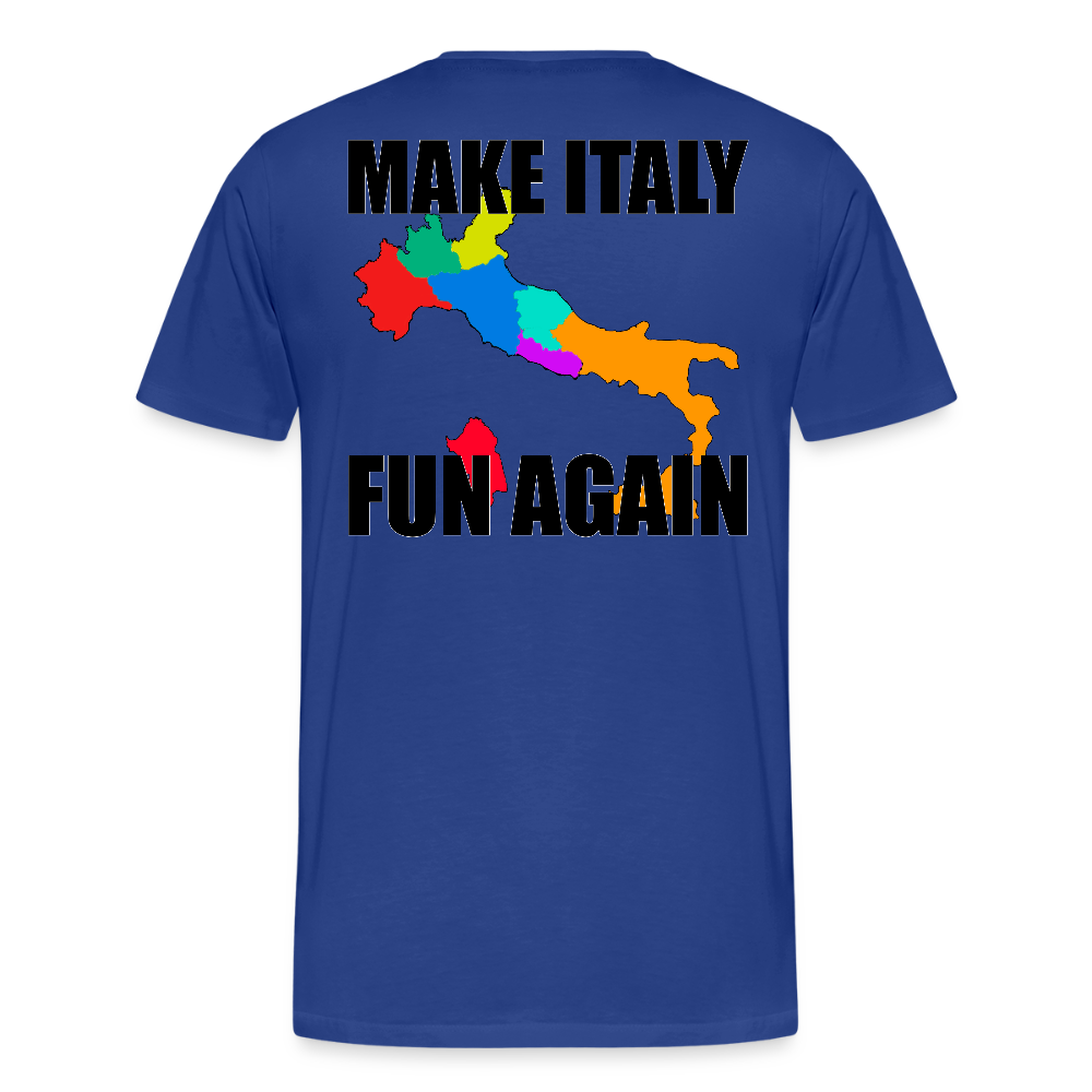 Make Italy Fun Again (Premium-T-shirt herr-edition) - kungsblå
