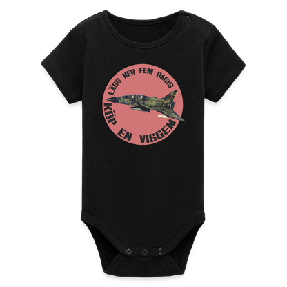 Lägg ner fem dagis – köp en Viggen! (babybody-edition) - svart