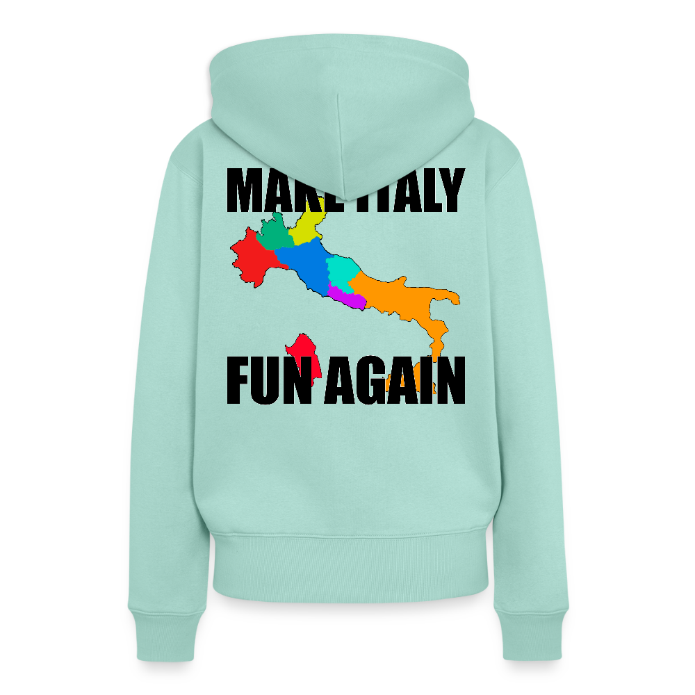 Make Italy Fun Again (Premiumluvtröja dam-edition) - mint 