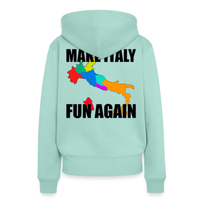 Make Italy Fun Again (Premiumluvtröja dam-edition) - mint 