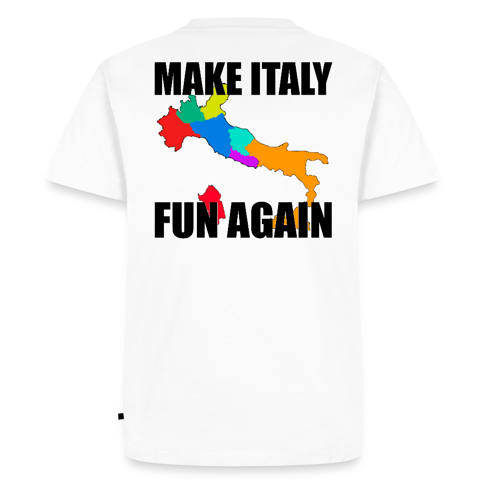 Make Italy Fun Again (Premium-T-shirt herr-edition) - vit