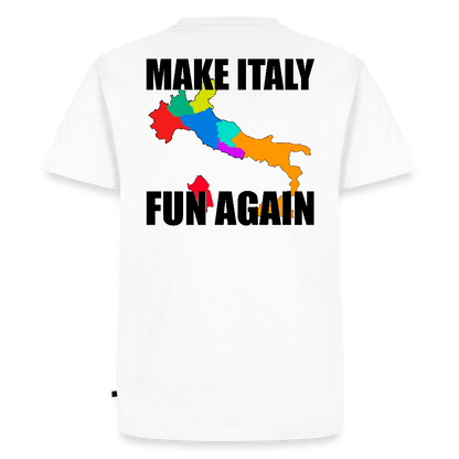 Make Italy Fun Again (Premium-T-shirt herr-edition) - vit
