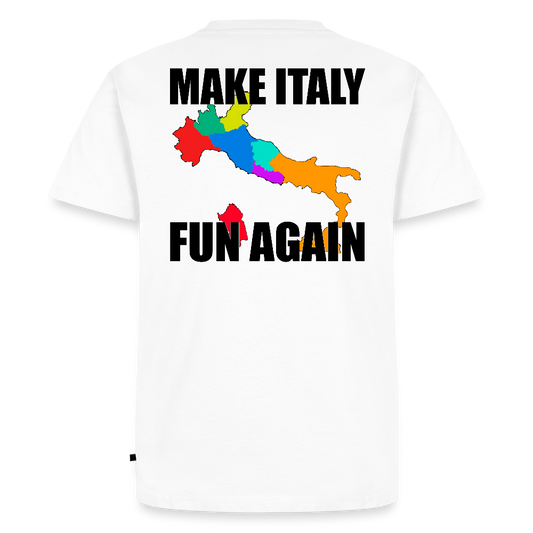Make Italy Fun Again (Premium-T-shirt herr-edition) - vit