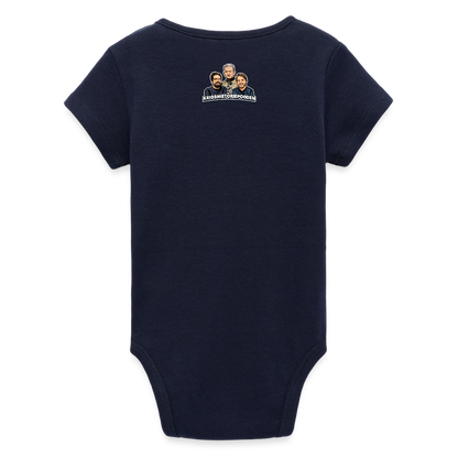 Karl X & boysen (Ekologisk kortärmad babybody-edition) - marinblått