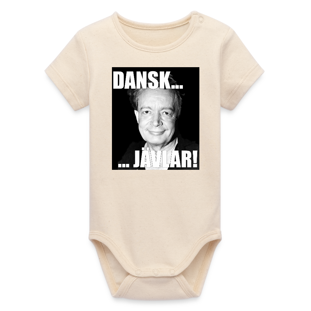 Danskjävlar! (ekologisk kortärmad babybody-edition) - vitgrå