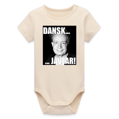 Danskjävlar! (ekologisk kortärmad babybody-edition) - vitgrå
