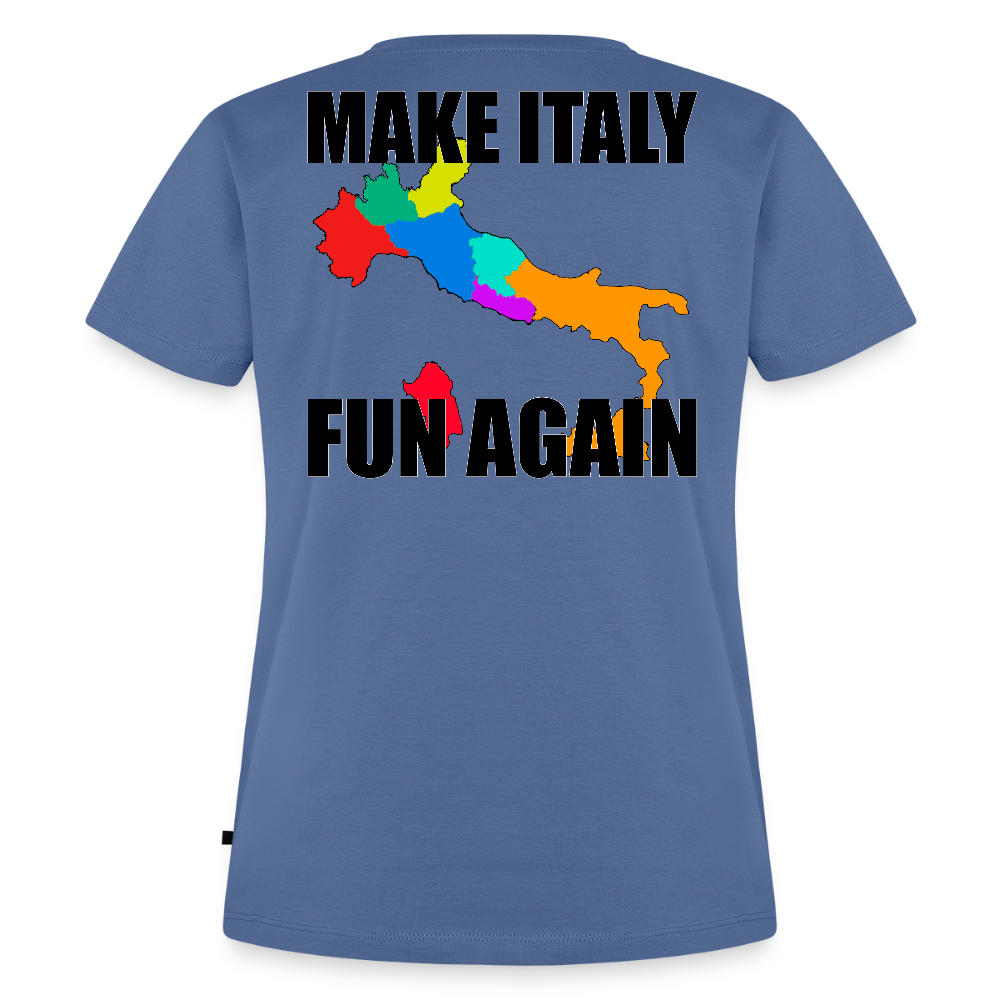 Make Italy Fun Again (Premium-T-shirt dam-edition) - duvblå