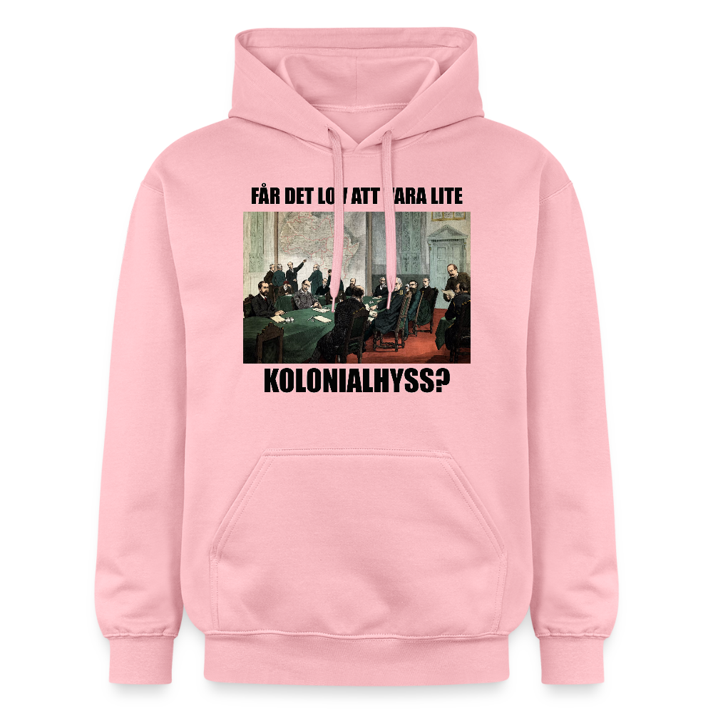 Får det lov att vara lite kolonialhyss? (luvtröja unisex-edition) - ljusrosa