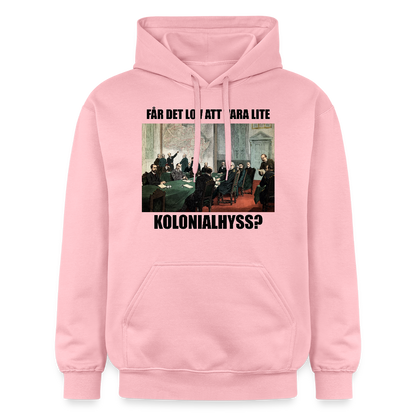 Får det lov att vara lite kolonialhyss? (luvtröja unisex-edition) - ljusrosa